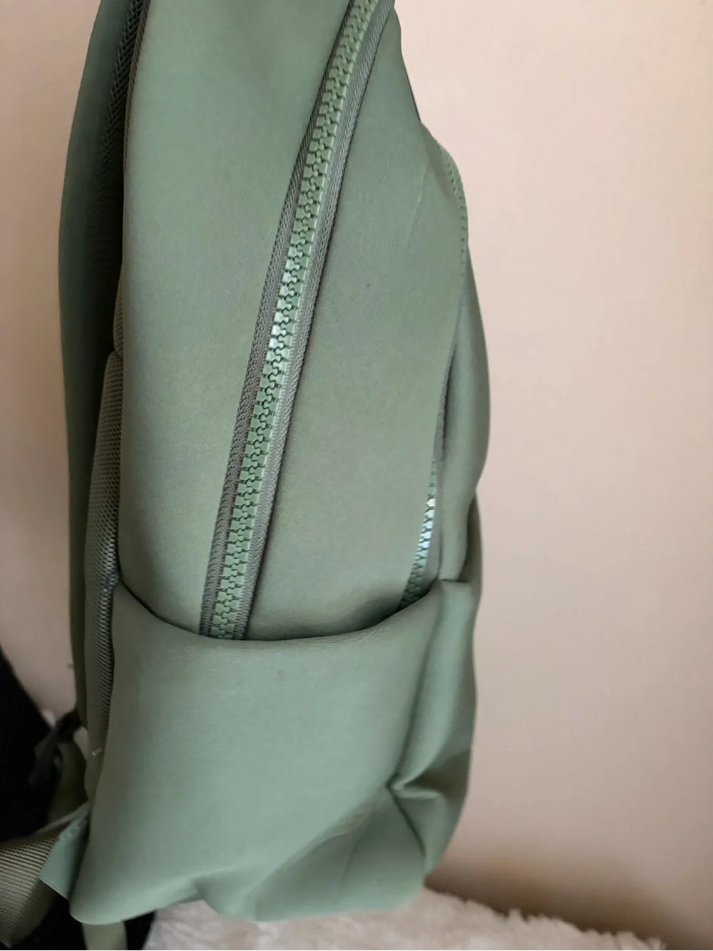 Lucky Brand Olive Green Men's Backpack with Front Pocket